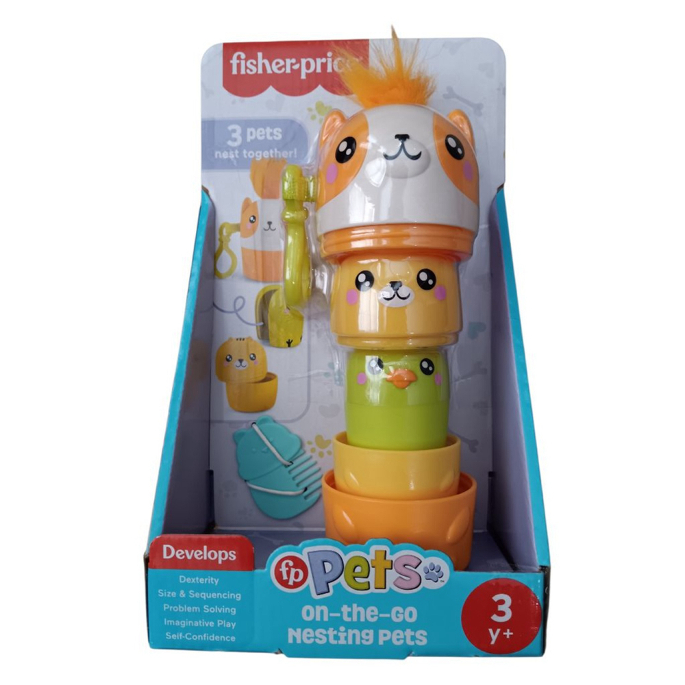 Fisher-Price FP Pets On-The-Go Nesting Pets Stacking Toy For Preschool Kids